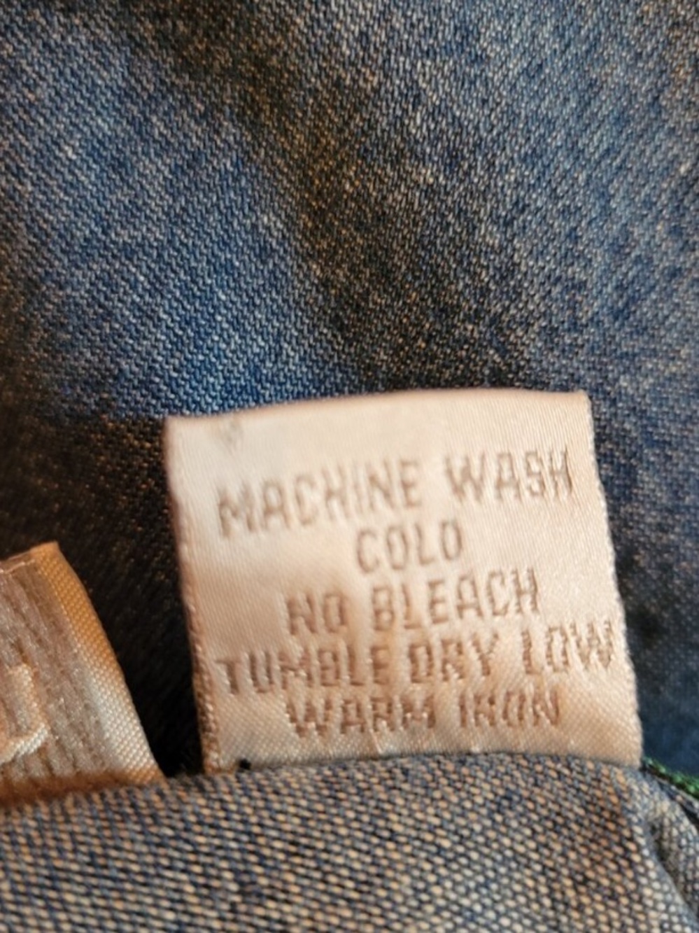 Vintage Embroidered Denim Teacher Vest - Picture 10 of 10